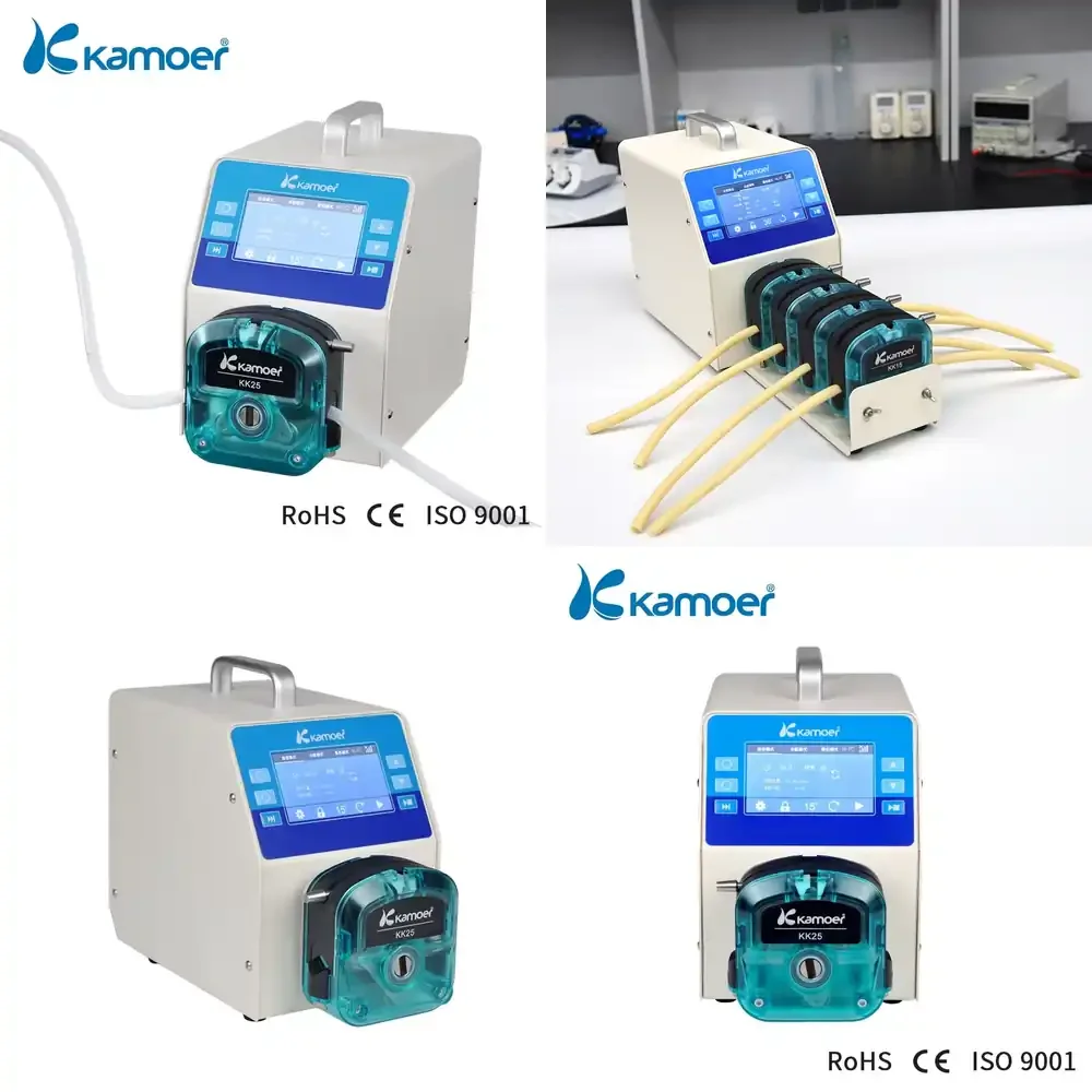 AIP 4 Channel Large Volume 230 V 4-20mA Peristaltic Dosing Pump for Laboratory Medium Filling Precision Chemical Dosage Pump
AIP 4 Channel Large Volume 230 V 4-20mA Peristaltic Dosing Pump for Laboratory Medium Filling Precision Chemical Dosage Pump
