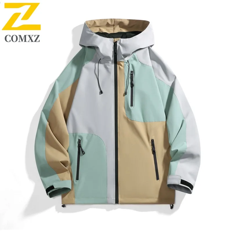 COMXZ 2025 Autumn Winter New Patchwork Unisex Outdoor Windbreaker Casual Jacket Fashion Coat Windproof Waterproof Hiking Travel 
COMXZ 2025 Autumn Winter New Patchwork Unisex Outdoor Windbreaker Casual Jacket Fashion Coat Windproof Waterproof Hiking Travel