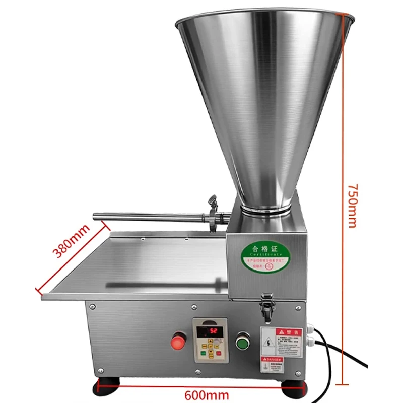 110V/220V Commercial Automatic Electric Sausage Stuffer, Stainless Steel Electric Meat Stuffer, 100–200KG/H Sausage (Customized)
110V/220V Commercial Automatic Electric Sausage Stuffer, Stainless Steel Electric Meat Stuffer, 100–200KG/H Sausage (Customized)