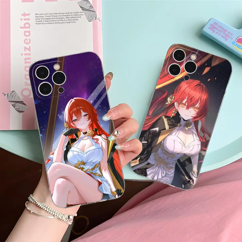 Чехол для телефона Honkai Impact Himeko для iPhone 16, 15, 14, 13, 12, 11 X XR XS 8 6 Pro Max Plus, мини-прозрачный цветной защитный роскошный красивый 
Чехол для телефона Honkai Impact Himeko для iPhone 16, 15, 14, 13, 12, 11 X XR XS 8 6 Pro Max Plus, мини-прозрачный цветной защитный роскошный красивый