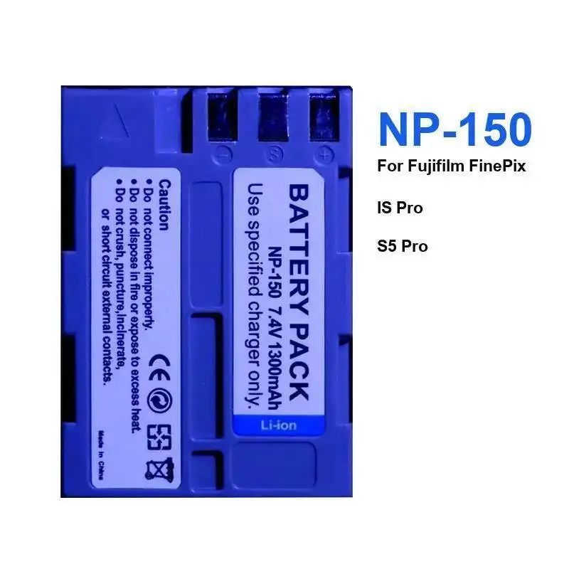 Strong Compatibility 1300Mah NP-150 Camera Battery For Fujifilm Finepix IS Pro S5
Strong Compatibility 1300Mah NP-150 Camera Battery For Fujifilm Finepix IS Pro S5
