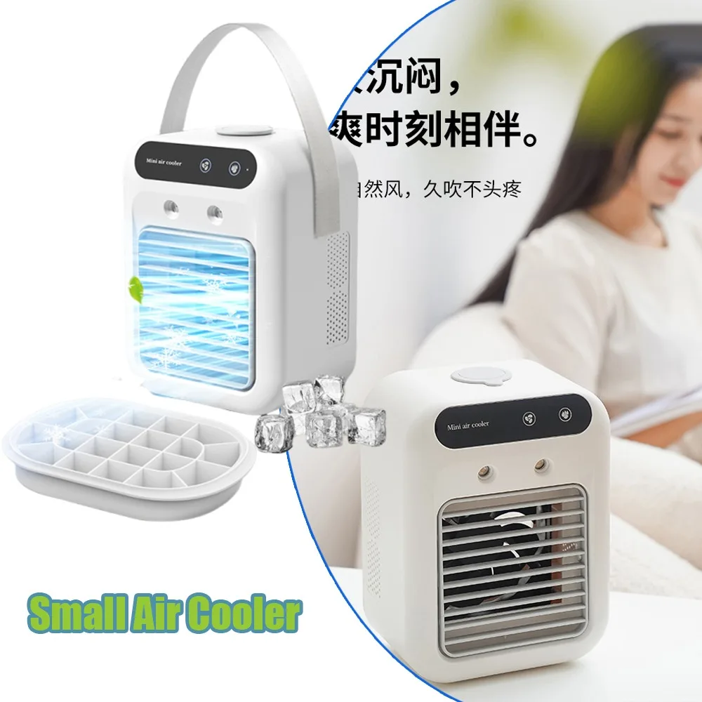 Mini Portable AC Small Portable Air Conditioner 3 In 1 Air Cooler Dual Mist Strong Wind Speed For Room Living Room White
Mini Portable AC Small Portable Air Conditioner 3 In 1 Air Cooler Dual Mist Strong Wind Speed For Room Living Room White