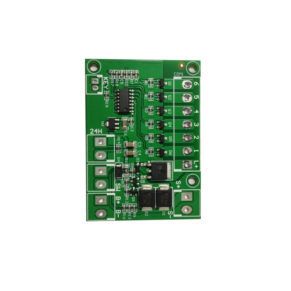 6-way 6V12V solar flash light controller solar warning light circuit board solar panel traffic light PCBA
6-way 6V12V solar flash light controller solar warning light circuit board solar panel traffic light PCBA