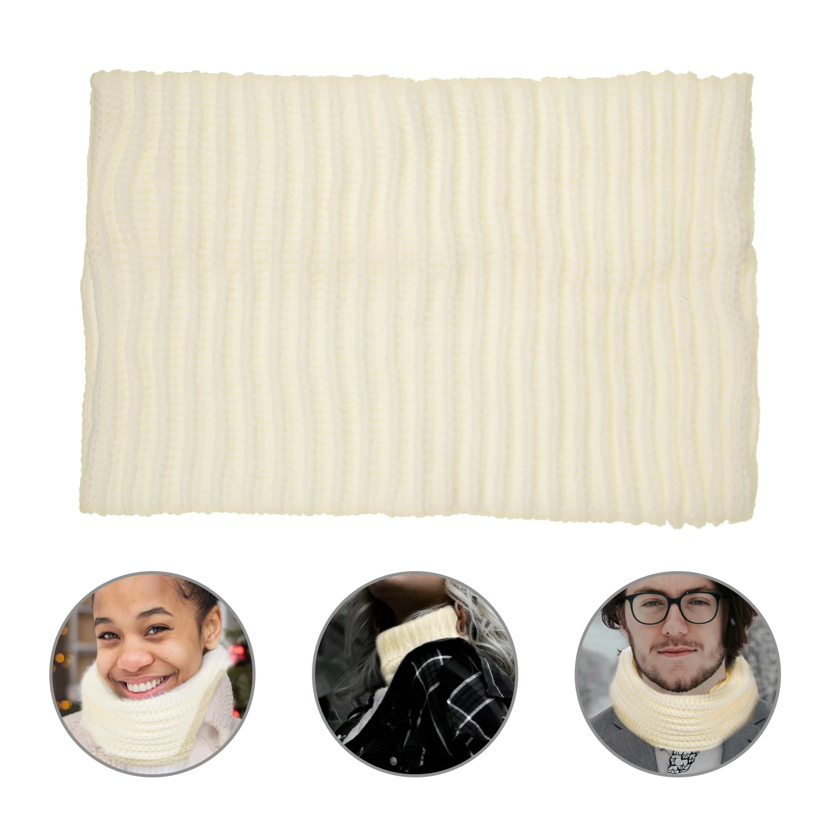 Women Winter Knit Wool Scarf Thick Neck Shawl Unisex Neck Scarf Stylish Fashion Gift For Her Him White 120Cm
Women Winter Knit Wool Scarf Thick Neck Shawl Unisex Neck Scarf Stylish Fashion Gift For Her Him White 120Cm