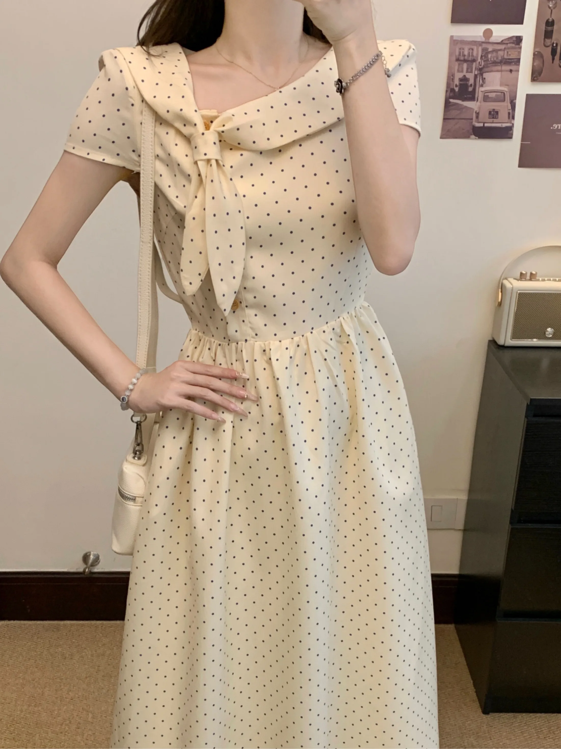 Summer New plus Size Women's Dress Polka Dot Knot Rabbit Ear Dress Girls' Skirt Breathable Skin-Friendly Casual Wear
Summer New plus Size Women's Dress Polka Dot Knot Rabbit Ear Dress Girls' Skirt Breathable Skin-Friendly Casual Wear