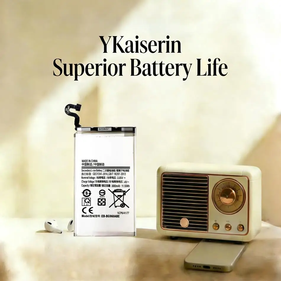 Аккумулятор для мобильного телефона EB-BG960ABE 3000 мАч для Samsung Galaxy S9 G9600 SM-G960F SM-G960 G960F G960
Аккумулятор для мобильного телефона EB-BG960ABE 3000 мАч для Samsung Galaxy S9 G9600 SM-G960F SM-G960 G960F G960