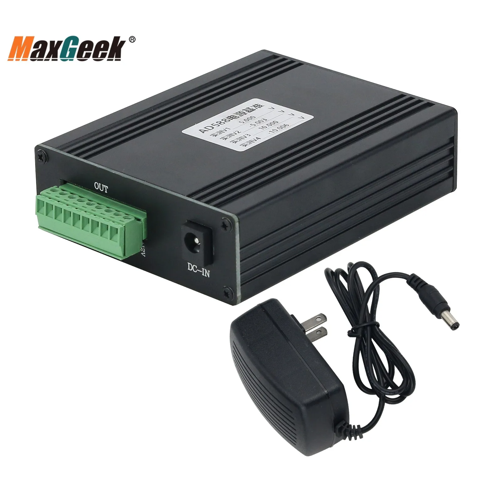 Maxgeek AD588 Voltage Reference ±5V ±10V ADC Voltage Reference Module Source With Shell Power Supply
Maxgeek AD588 Voltage Reference ±5V ±10V ADC Voltage Reference Module Source With Shell Power Supply