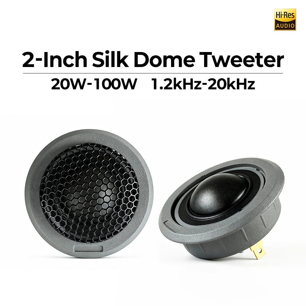1 Pair 2 Inch 28mm Coated Textile Soft Dome Car Audio Tweeter, HiFi High Frequency High Fidelity Speaker, Dynaudio 372 OEM
1 Pair 2 Inch 28mm Coated Textile Soft Dome Car Audio Tweeter, HiFi High Frequency High Fidelity Speaker, Dynaudio 372 OEM