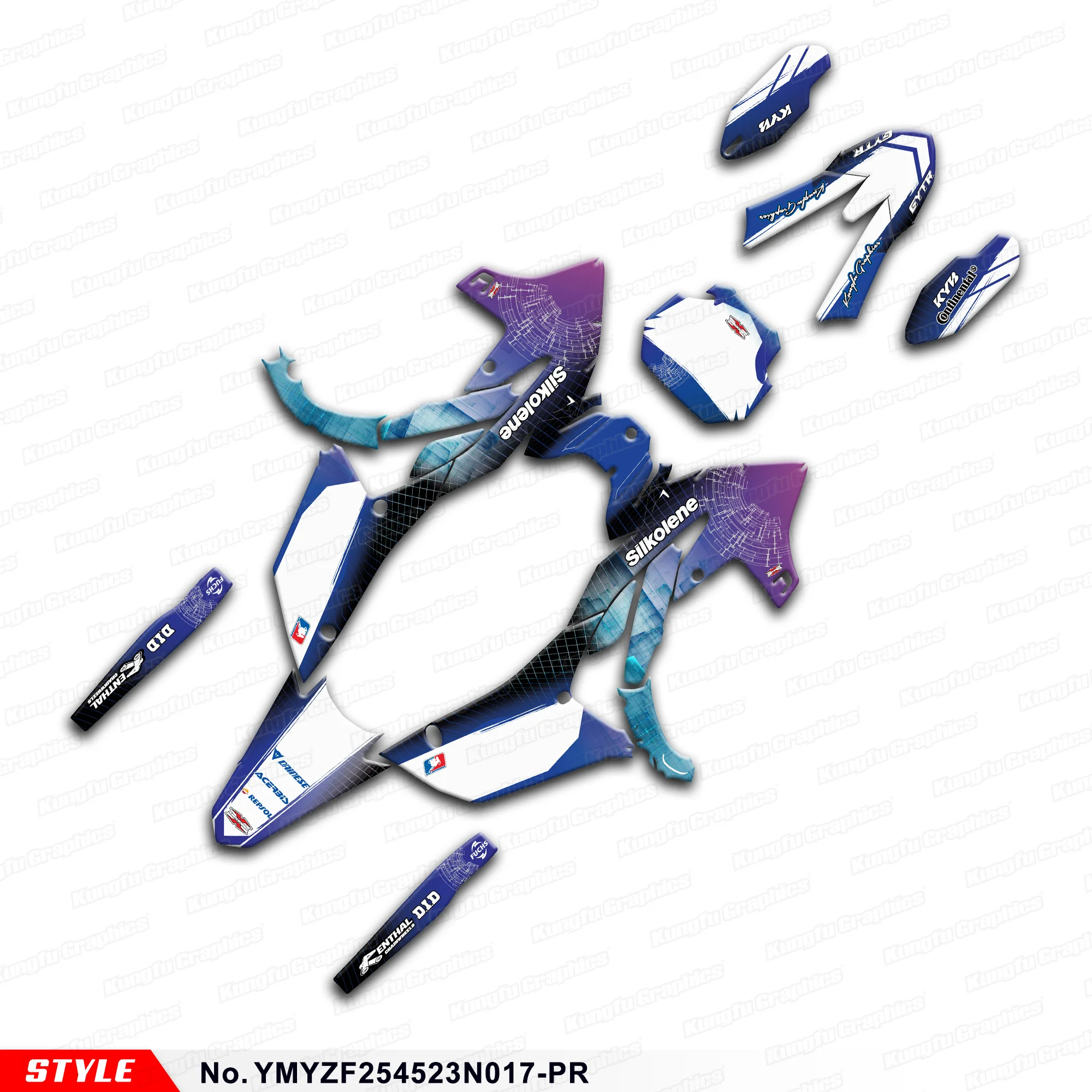 JY RACING Racing Sticker Motorcycle Graphics for Yamaha YZ450F YZ250F YZ450FX YZ250FX 23 24 24 25 26,Purple, YMYZF254523N017-PR
JY RACING Racing Sticker Motorcycle Graphics for Yamaha YZ450F YZ250F YZ450FX YZ250FX 23 24 24 25 26,Purple, YMYZF254523N017-PR