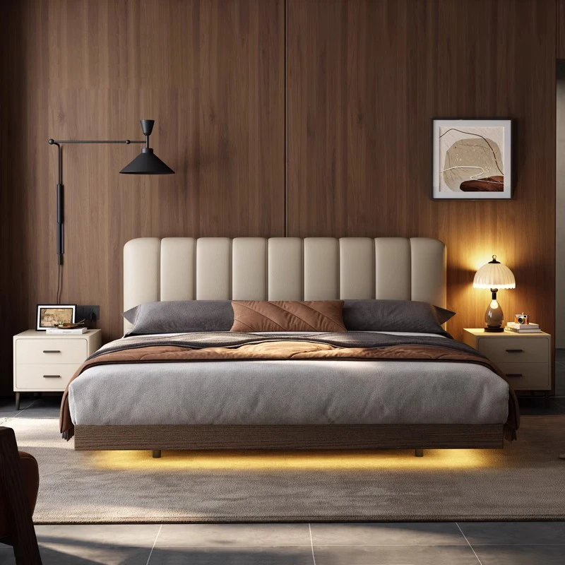 Can be Customzied Creative Double Bed King Bed Modern Minimalist Leather Bed Queen Bed Master Bedroom Soft Bed Wedding Bed 
Can be Customzied Creative Double Bed King Bed Modern Minimalist Leather Bed Queen Bed Master Bedroom Soft Bed Wedding Bed