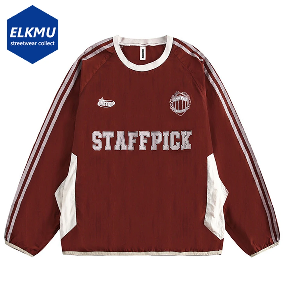 Vintage Men T Shirts Striped Color Block Oversized Long Sleeve T-shirts Sweatshirts Harajuku Streetwear Hip Hop Tshirt Tee Tops
Vintage Men T Shirts Striped Color Block Oversized Long Sleeve T-shirts Sweatshirts Harajuku Streetwear Hip Hop Tshirt Tee Tops