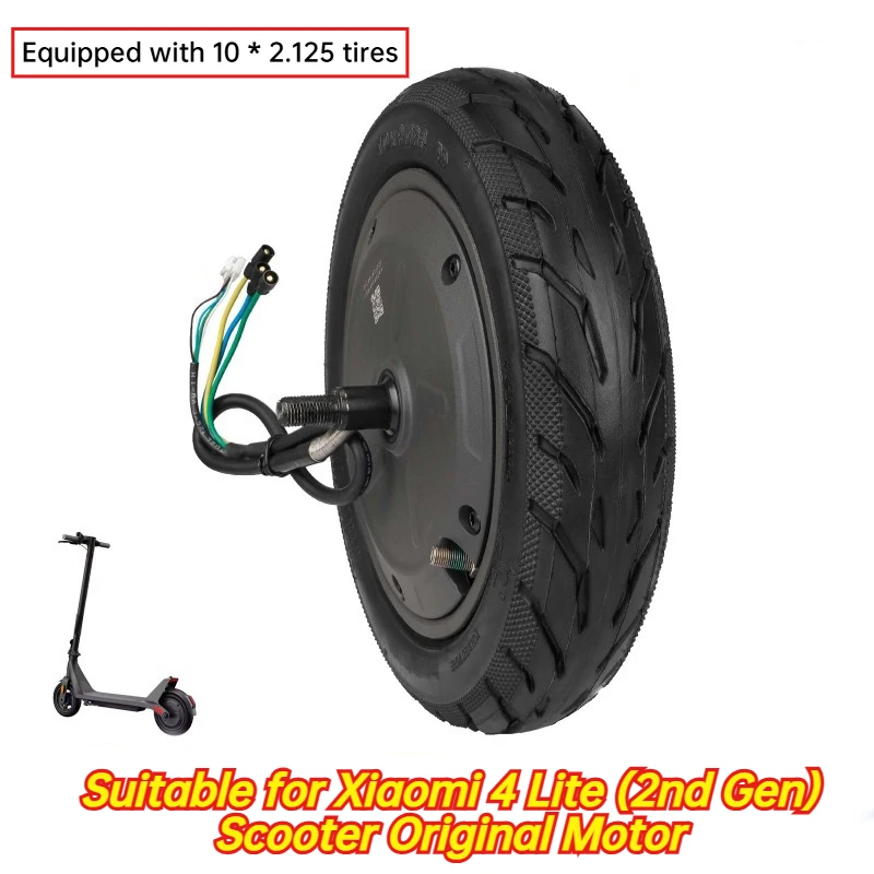 Suitable for Xiaomi 4 Lite (2nd Gen) Electric Scooter with Original Motor-driven Wheels and 10 * 2.125 Tires
Suitable for Xiaomi 4 Lite (2nd Gen) Electric Scooter with Original Motor-driven Wheels and 10 * 2.125 Tires