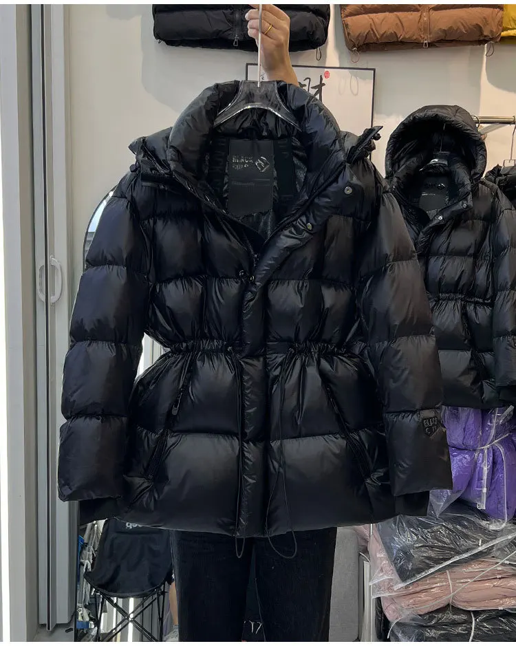 Puffer Jacket White Goose Down Jacket Women Thick Waist Cinching 2026 Winter Couple's Black Diamond Extreme Cold Jacket
Puffer Jacket White Goose Down Jacket Women Thick Waist Cinching 2026 Winter Couple's Black Diamond Extreme Cold Jacket