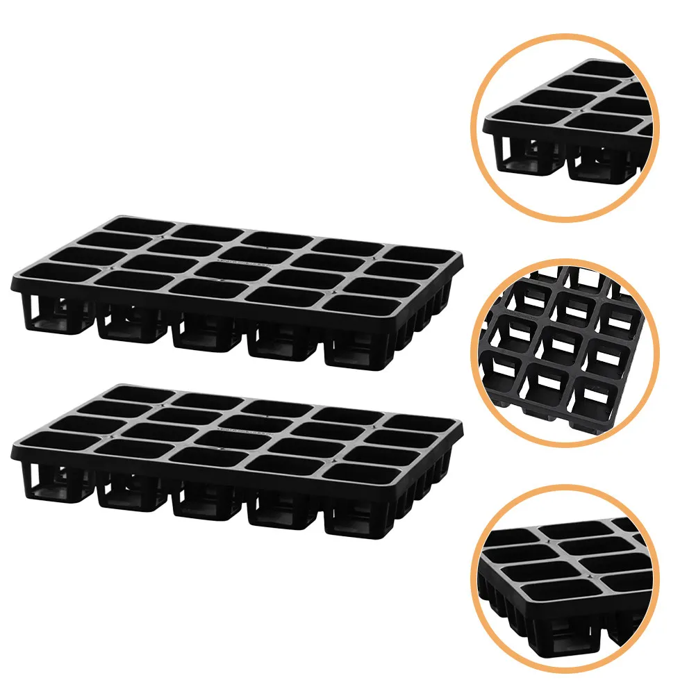 2Pcs Plastic Flower Pot Stand Rack with Holes for Succulents Vegetables Tomatoes Cucumbers Beans Nursery Germination Tray Racks
2Pcs Plastic Flower Pot Stand Rack with Holes for Succulents Vegetables Tomatoes Cucumbers Beans Nursery Germination Tray Racks