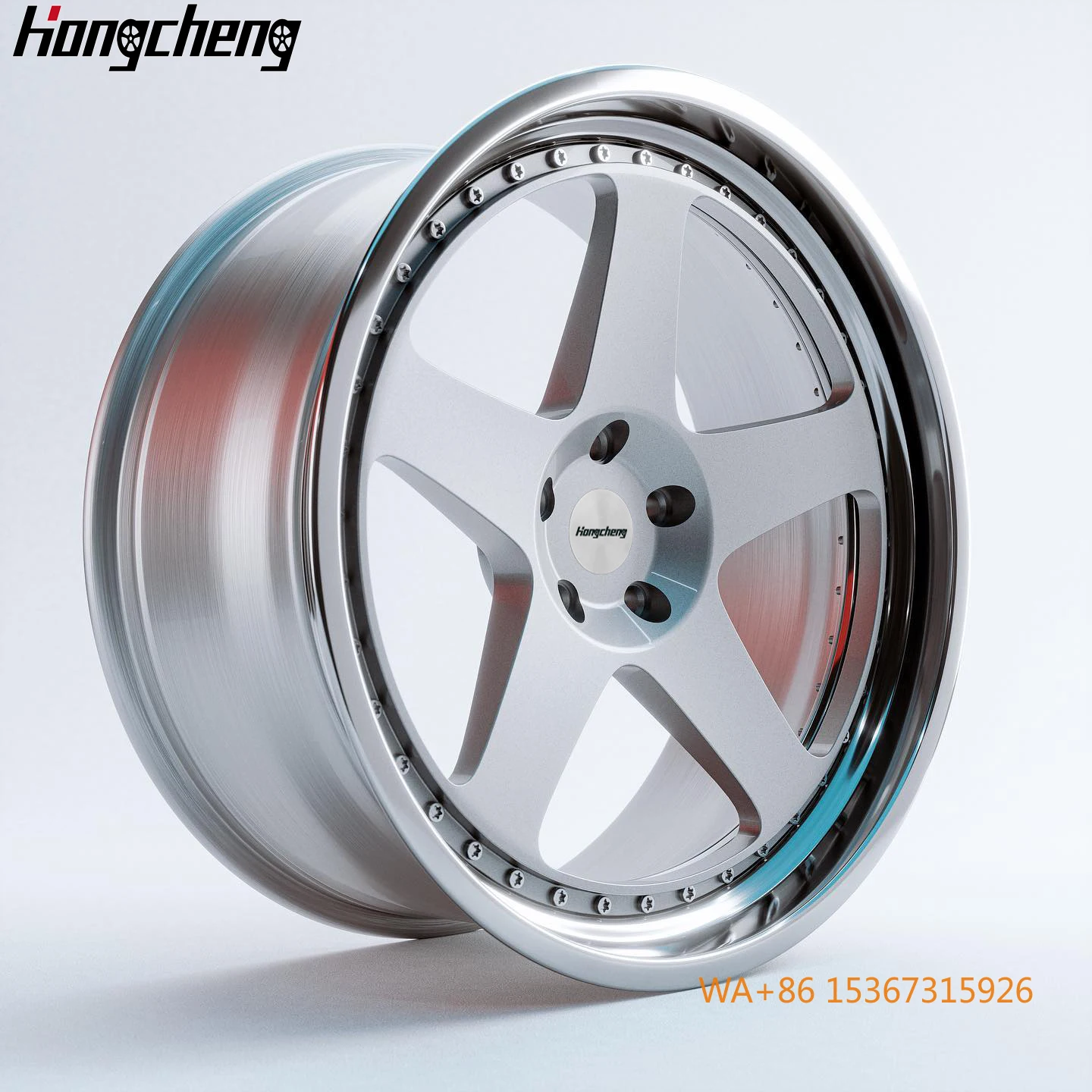 15-22 Inch 2-Piece Deep Dish Five Spoke Forged Wheels 5x120/5x114.3 6061-T6 Aluminium Alloy Passenger Car Rims
15-22 Inch 2-Piece Deep Dish Five Spoke Forged Wheels 5x120/5x114.3 6061-T6 Aluminium Alloy Passenger Car Rims