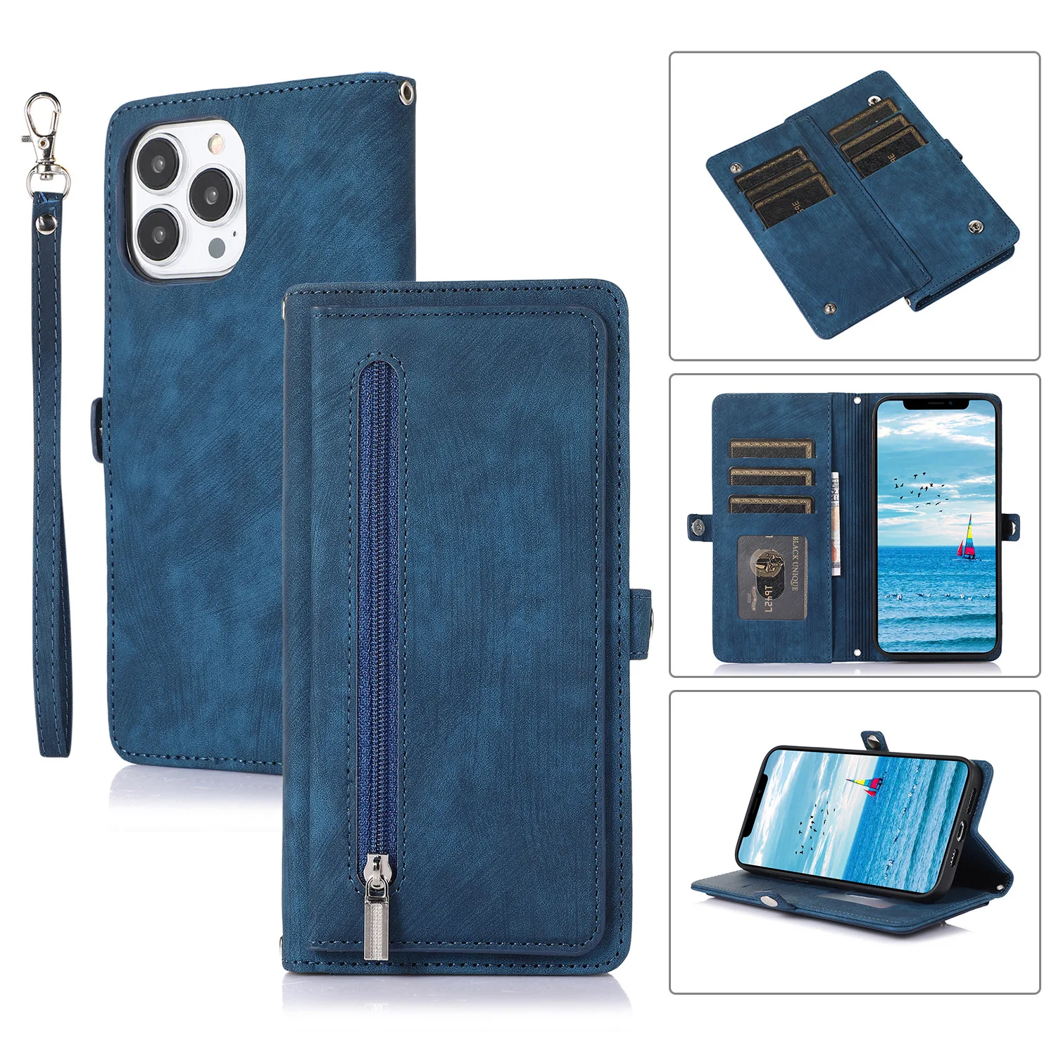 Zipper Wallet Case For Samsung Galaxy A72 A52S A52 A42 A32 A22 A12 A71 A51 A21S A21 Multi 9-Card Crossbody Leather Flip Cover
Zipper Wallet Case For Samsung Galaxy A72 A52S A52 A42 A32 A22 A12 A71 A51 A21S A21 Multi 9-Card Crossbody Leather Flip Cover