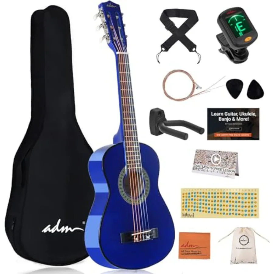 Beginner acoustic classical guitar with nylon strings, wooden body, natural wood color, ideal for kids, boys, girls, students,
Beginner acoustic classical guitar with nylon strings, wooden body, natural wood color, ideal for kids, boys, girls, students,