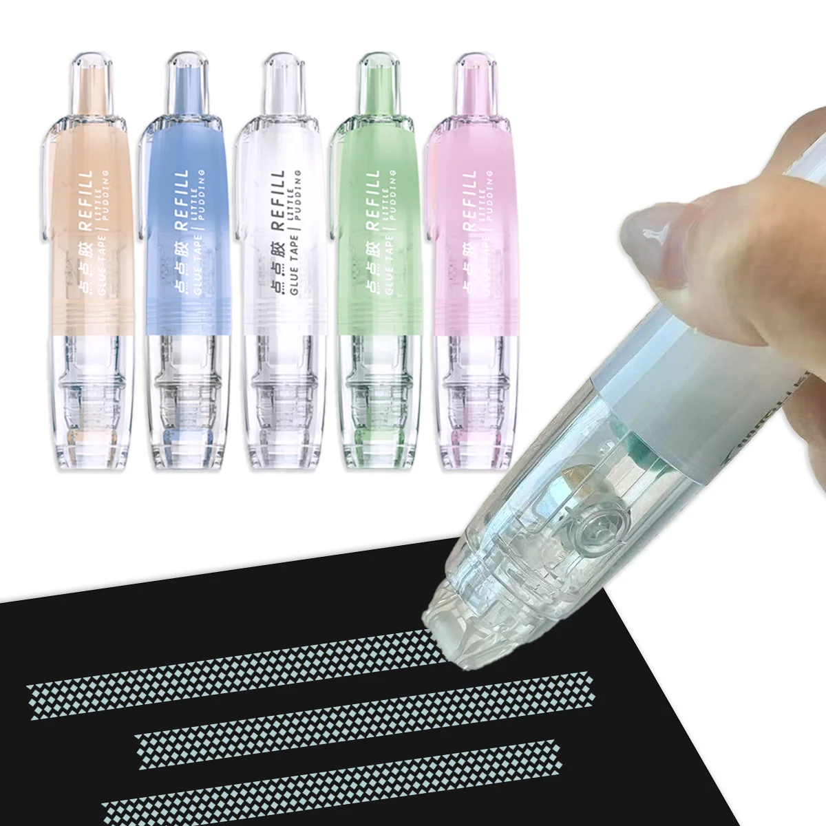 3PCS DIY Scrapbooking Glue Tape Pen Shape Press Type Double Sided Adhesive Dot Glue School Office
3PCS DIY Scrapbooking Glue Tape Pen Shape Press Type Double Sided Adhesive Dot Glue School Office