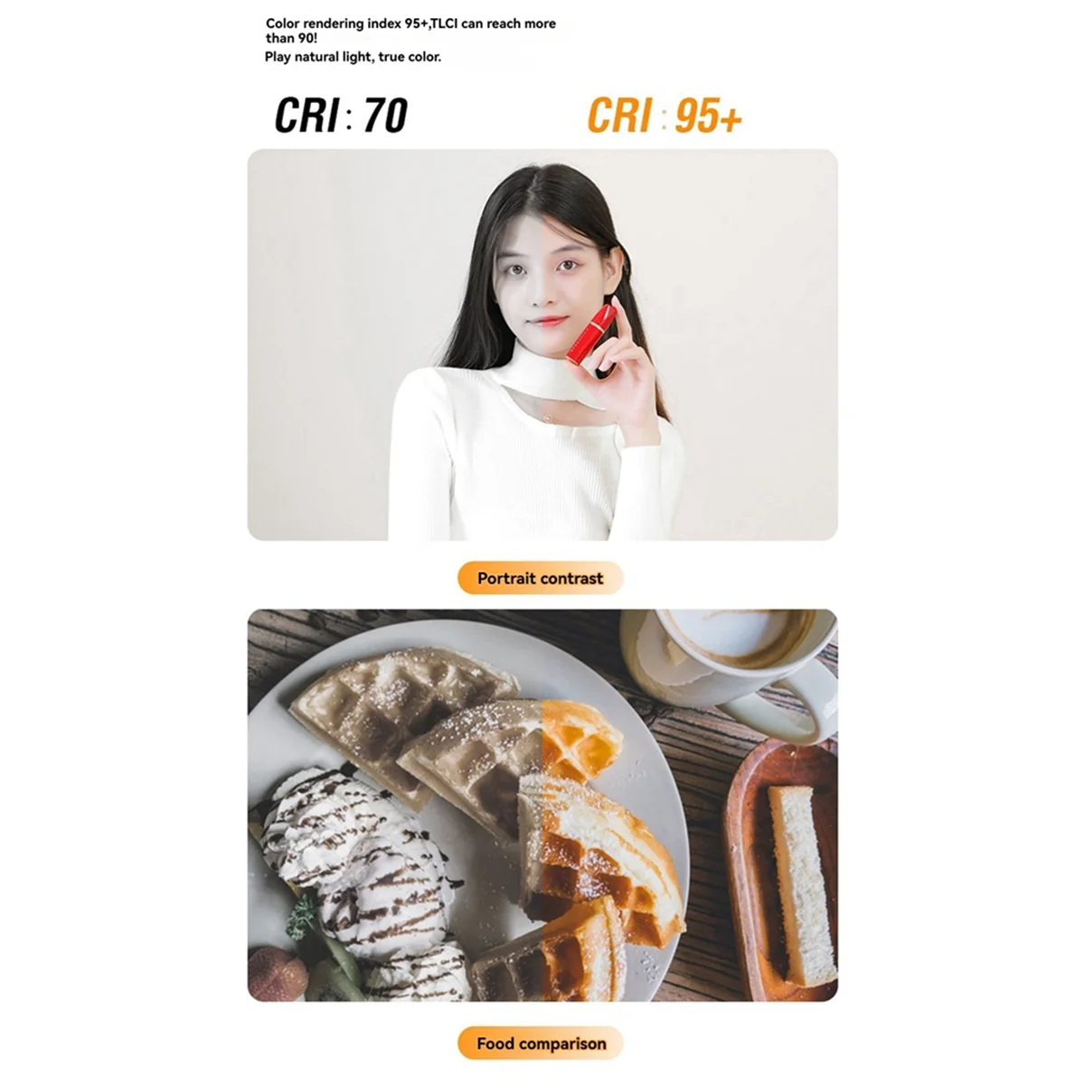 T36C Dual Color Ring Light Handheld Photography Fill Light for Live Streaming and Photography
T36C Dual Color Ring Light Handheld Photography Fill Light for Live Streaming and Photography