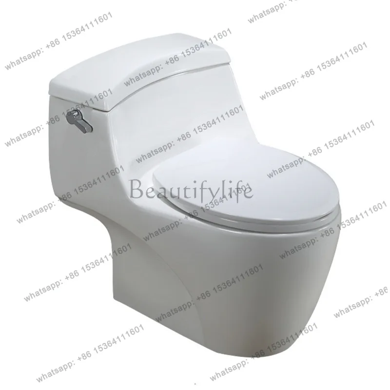 Pumping one-piece toilet large-diameter super-rotating siphon type toilet anti-blocking ceramic toilet
Pumping one-piece toilet large-diameter super-rotating siphon type toilet anti-blocking ceramic toilet