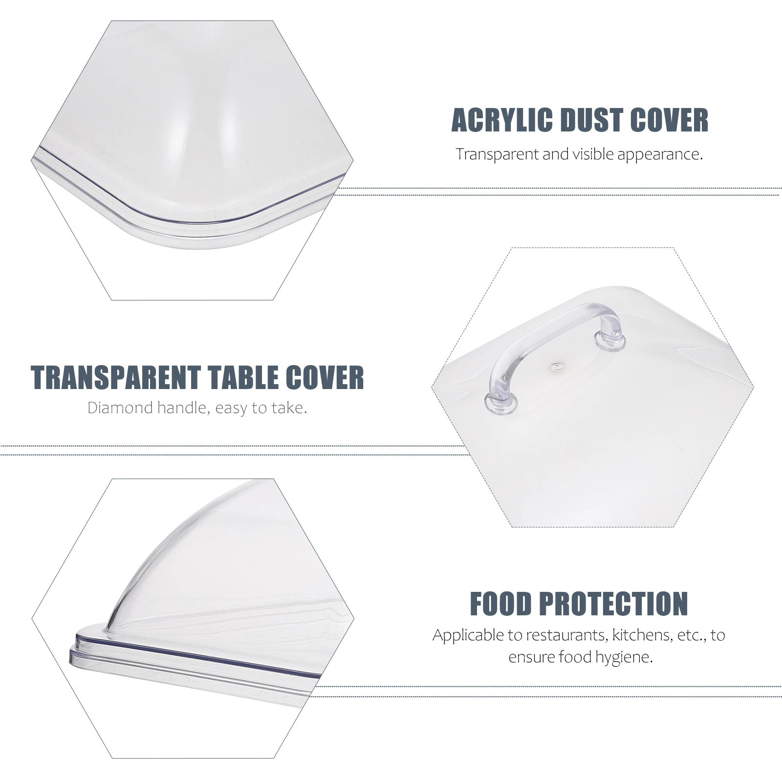 Fresh Cover Clean and Healthy Food Dessert Cake Container Cooling Acrylic Lid Clear Dome
Fresh Cover Clean and Healthy Food Dessert Cake Container Cooling Acrylic Lid Clear Dome