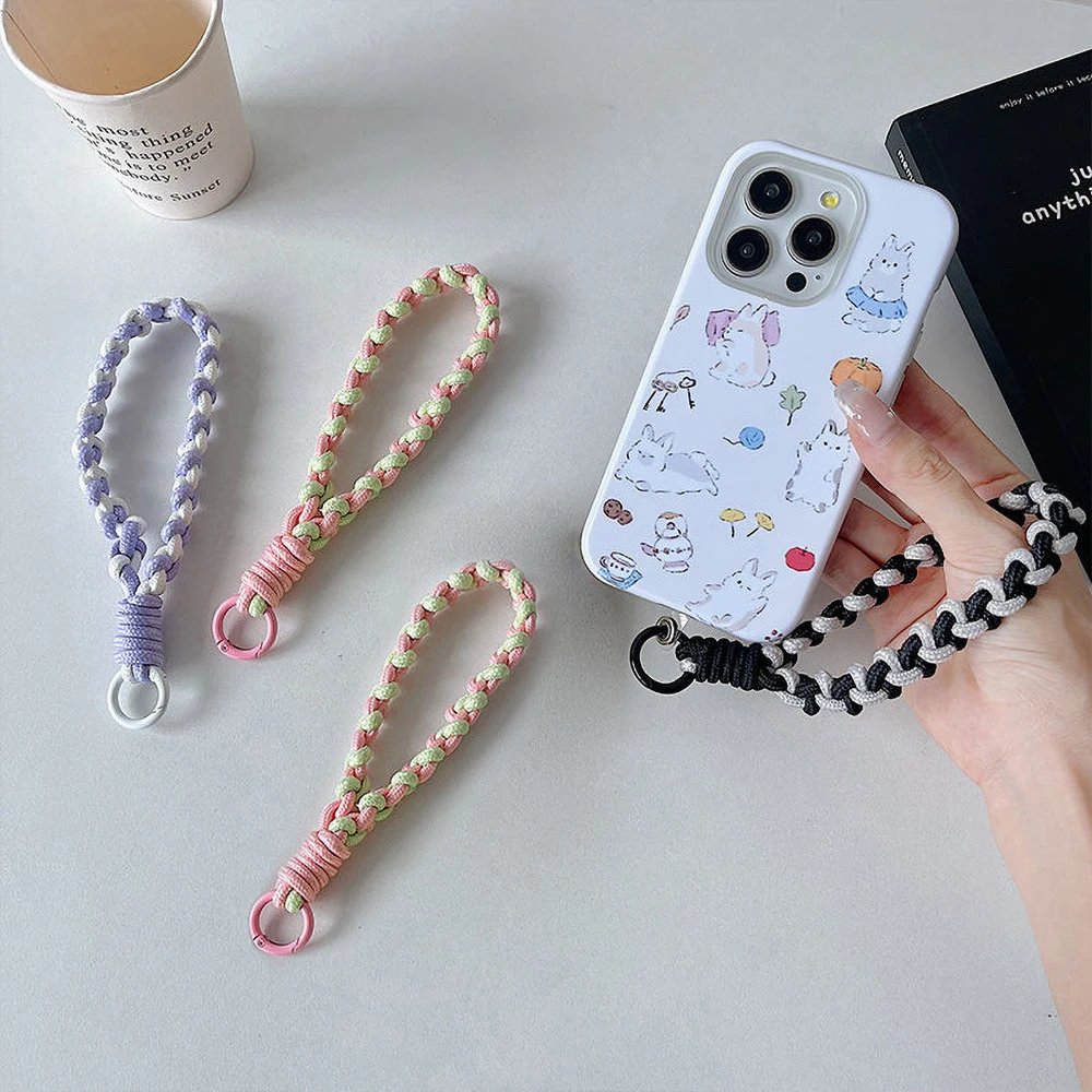 Handmade Rope Woven Keychain Phone Case Anti-lost Rope Strap Key Ring Tool Backpack Buckle Thickened Accessory Fashion Jewelry
Handmade Rope Woven Keychain Phone Case Anti-lost Rope Strap Key Ring Tool Backpack Buckle Thickened Accessory Fashion Jewelry