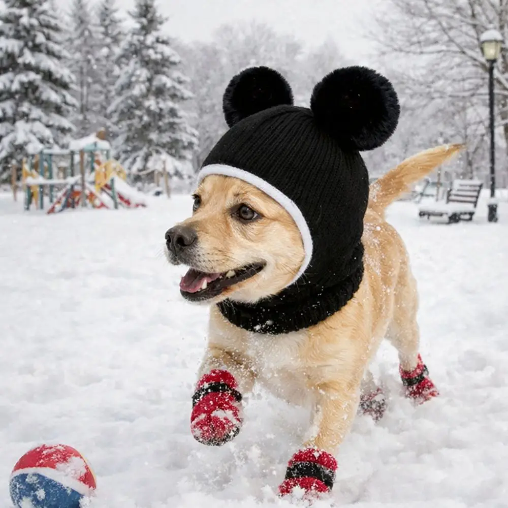 Cute Pet Knitted Warm Hat Solid Color Hearing Protection Dog Ear Muffs Comfortable Handmade Soothing Head Covers Photography
Cute Pet Knitted Warm Hat Solid Color Hearing Protection Dog Ear Muffs Comfortable Handmade Soothing Head Covers Photography