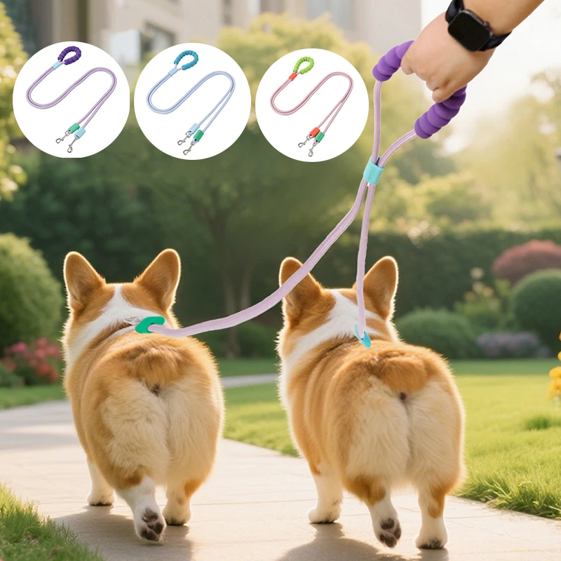 Comfortable Foam Handle Pet Leash for Dog Dopamine Versatile Outdoor Walking Anti-escape Double Dog Harness Collar Para Perro
Comfortable Foam Handle Pet Leash for Dog Dopamine Versatile Outdoor Walking Anti-escape Double Dog Harness Collar Para Perro
