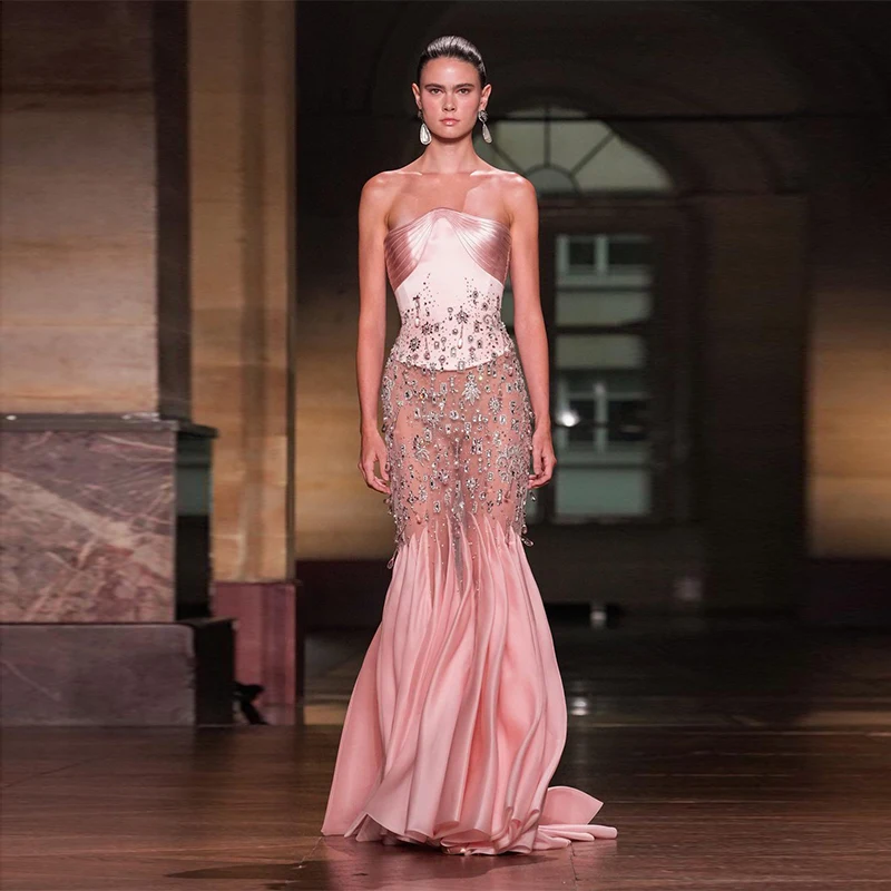 Новое поступление 594 года, розовая атласная русалка без бретелек с кристаллами فساتين платья de fiesta فساتين سهره вечер
Новое поступление 594 года, розовая атласная русалка без бретелек с кристаллами فساتين платья de fiesta فساتين سهره вечер