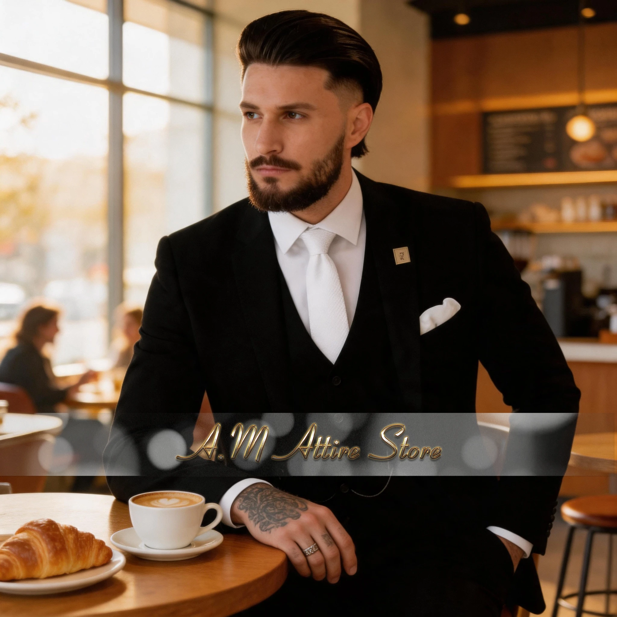 Stylish Sage Green Men's Suit 3-Piece Set Formal Jacket Vest Pants Slim Fit Custom for Wedding Groom Evening Party Tuxedo
Stylish Sage Green Men's Suit 3-Piece Set Formal Jacket Vest Pants Slim Fit Custom for Wedding Groom Evening Party Tuxedo