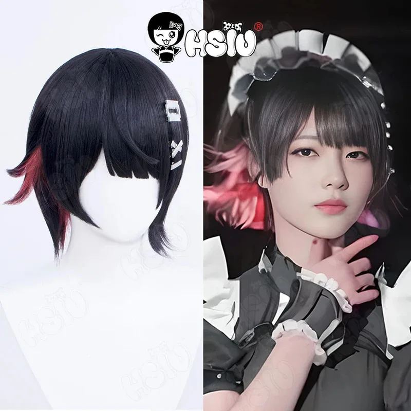 Ellen Joe Cosplay Wig Game Zenless Zone Zero cosplay Wig HSIU 30cm Black Dark Red Mix short hair Synthetic Wig+ Wig Cap
Ellen Joe Cosplay Wig Game Zenless Zone Zero cosplay Wig HSIU 30cm Black Dark Red Mix short hair Synthetic Wig+ Wig Cap