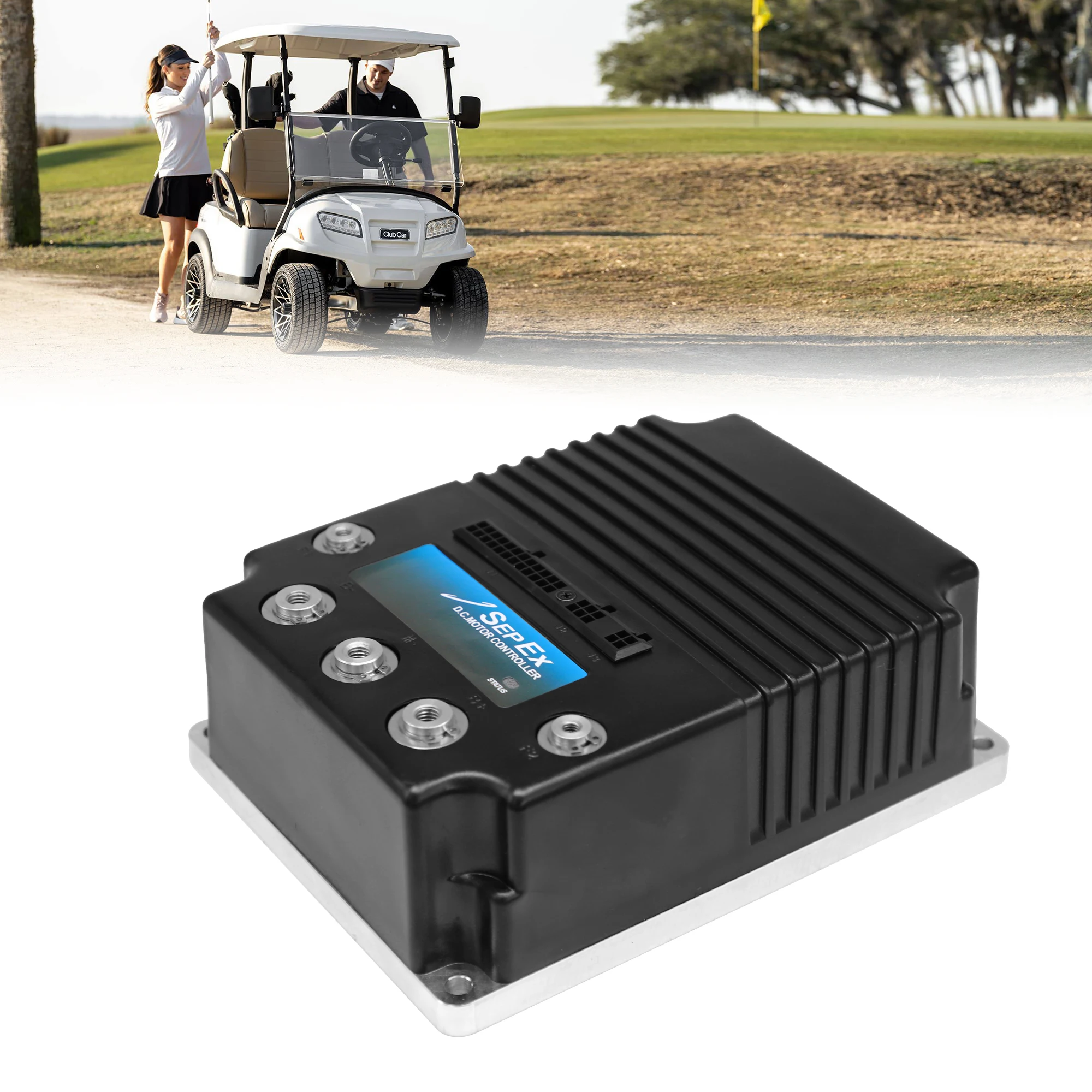 48V 500A 0-5k SepEx Programmable Motor Controller for Curtis Golf Cart 1268-5501
48V 500A 0-5k SepEx Programmable Motor Controller for Curtis Golf Cart 1268-5501