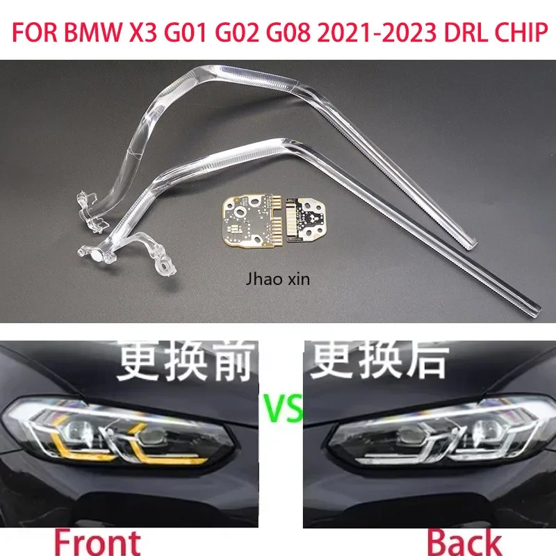 Car Headlights DRL Light Strips Angel Eyes Chip Ballast Module Illuminations Maintenance Parts FOR BMW X3 G01 G02 G08 2021-2023
Car Headlights DRL Light Strips Angel Eyes Chip Ballast Module Illuminations Maintenance Parts FOR BMW X3 G01 G02 G08 2021-2023