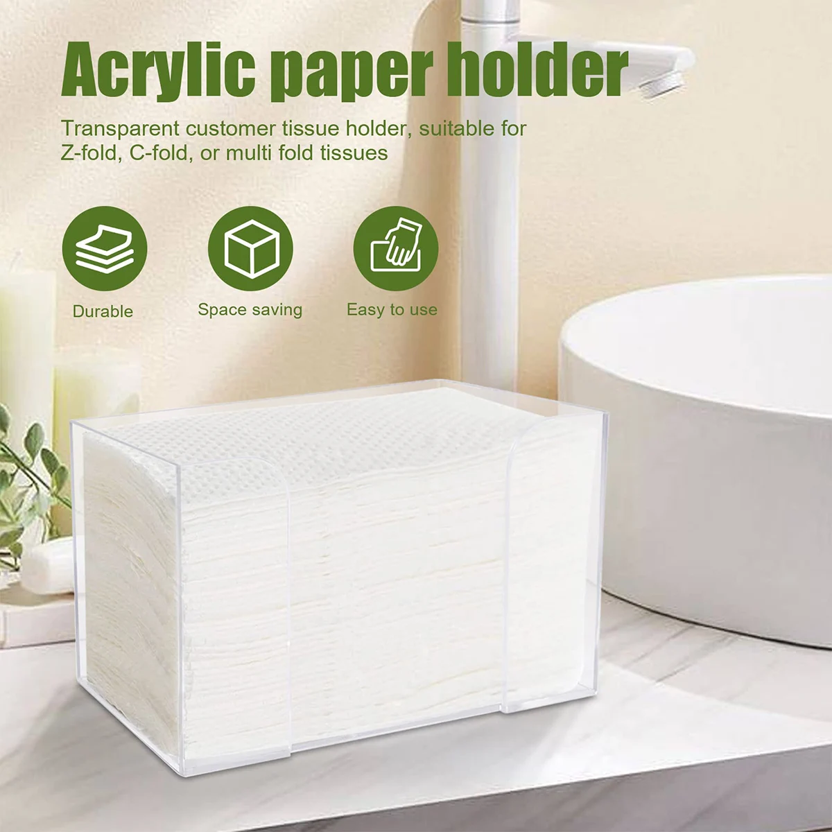 Bathroom Wall-mounted Large Paper Towel Box Hole-free Kitchen Cabinet For Z Type C Type Multi-fold Paper Holder
Bathroom Wall-mounted Large Paper Towel Box Hole-free Kitchen Cabinet For Z Type C Type Multi-fold Paper Holder