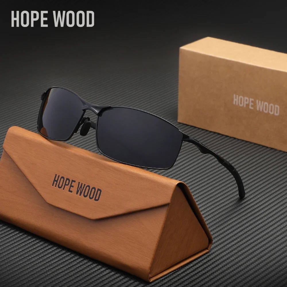 HOPEWOOD Polarized Alloy Rectangular Frame Sunglasses Men UV400 Anti-reflection Rectangular Outdoor Cycling Glasses
HOPEWOOD Polarized Alloy Rectangular Frame Sunglasses Men UV400 Anti-reflection Rectangular Outdoor Cycling Glasses