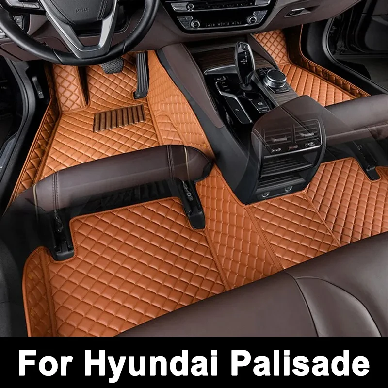 Автомобильные коврики на заказ для Hyundai Palisade 2020-2023 лет, ковер из искусственной кожи, аксессуары для интерьера автомобиля
Автомобильные коврики на заказ для Hyundai Palisade 2020-2023 лет, ковер из искусственной кожи, аксессуары для интерьера автомобиля