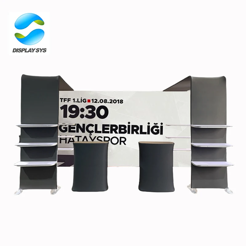 Portable Advertising Tension Fabric Display Aluminium Event Exhibition Booth Portable 10x10 Trade Show Booth Backdrop Banner
Portable Advertising Tension Fabric Display Aluminium Event Exhibition Booth Portable 10x10 Trade Show Booth Backdrop Banner