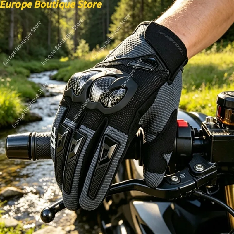 Racing Gear MADBIKE Anti Slip Anti Fall Carbon Fiber Motorcycle Gloves Spring Summer Breathable Wear Resistant For Men
Racing Gear MADBIKE Anti Slip Anti Fall Carbon Fiber Motorcycle Gloves Spring Summer Breathable Wear Resistant For Men