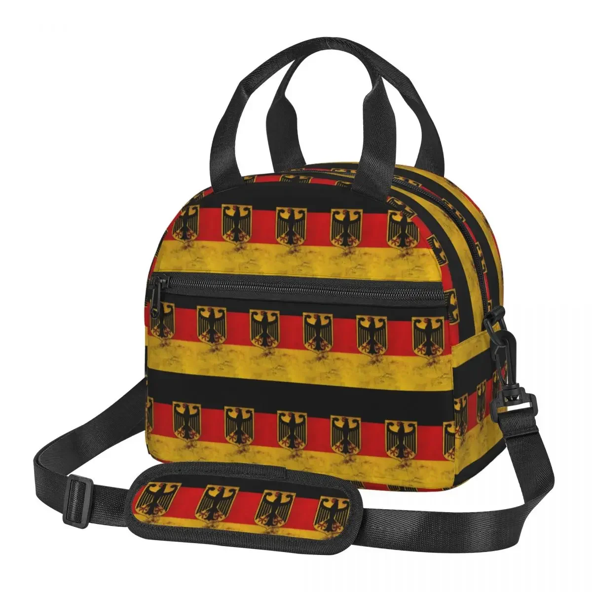 German DK Reich Empire Of Flag Insulated Lunch Bag for Women Children Leakproof Food Boxes Thermal Lunch Box Tote
German DK Reich Empire Of Flag Insulated Lunch Bag for Women Children Leakproof Food Boxes Thermal Lunch Box Tote