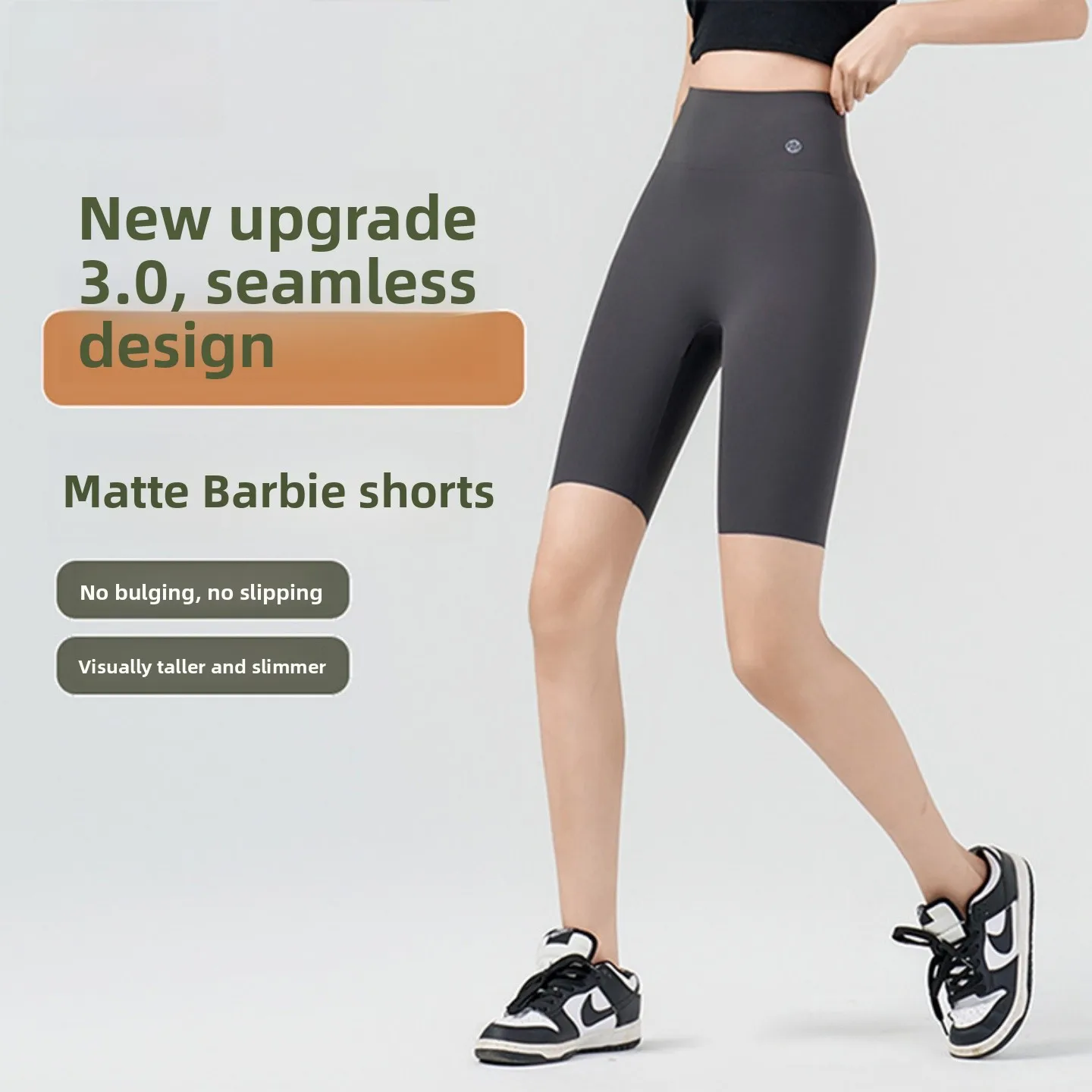 Summer Thin Five-Quarter Sharkskin Yoga Pants Women's High-Waist Sporty Bare Sensation Style Tight Fit Leggings
Summer Thin Five-Quarter Sharkskin Yoga Pants Women's High-Waist Sporty Bare Sensation Style Tight Fit Leggings