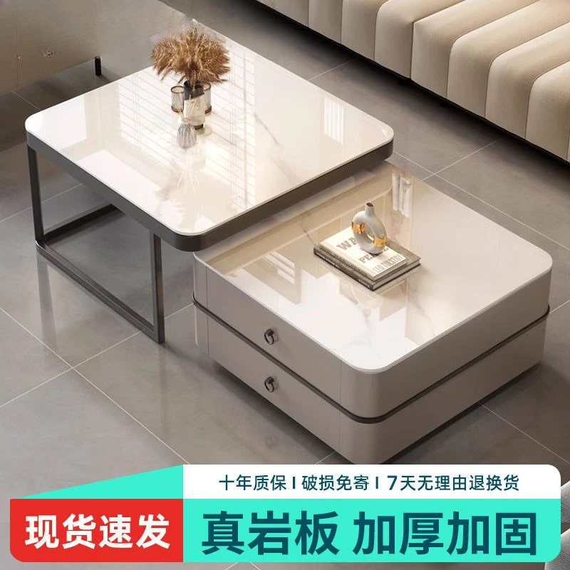 Rock slab coffee table light luxury modern simple marble coffee table living room household small apartment balcony Italian
Rock slab coffee table light luxury modern simple marble coffee table living room household small apartment balcony Italian