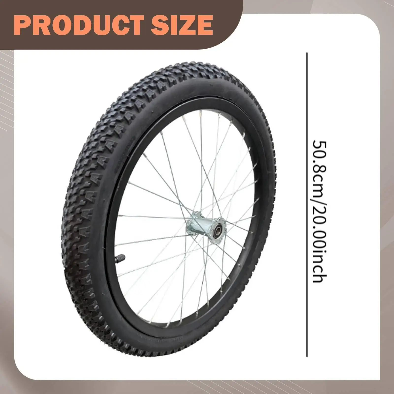 Removable Bicycle Trailer Spare Wheel Rubber Iron Heavy Duty Reliable Traction for Tire Replacement Sports Riding
Removable Bicycle Trailer Spare Wheel Rubber Iron Heavy Duty Reliable Traction for Tire Replacement Sports Riding