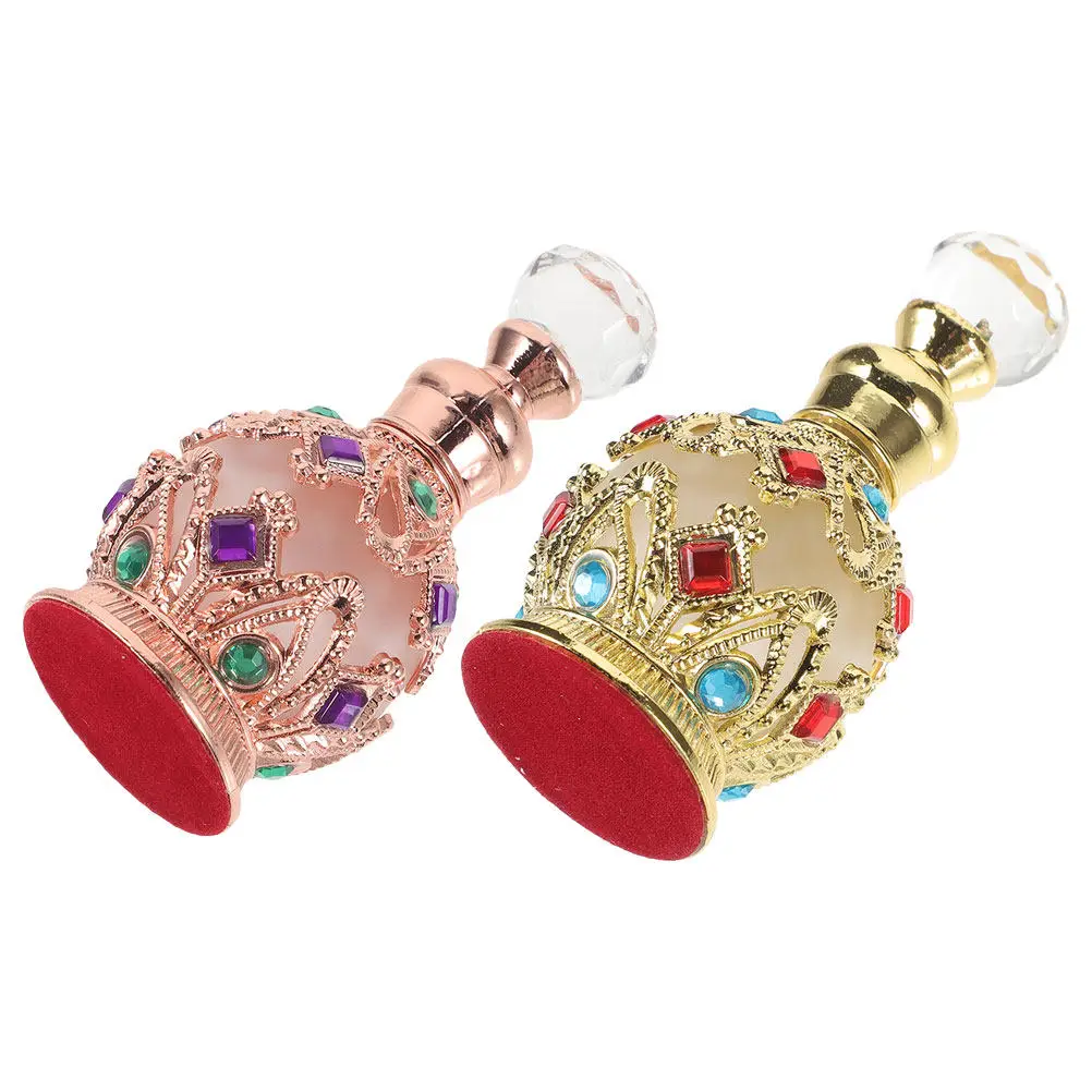 2Pcs 15Ml Glass Essential Oil Bottle Empty Refillable Travel Perfume Container Middle Eastern Design Leakproof Decorative
2Pcs 15Ml Glass Essential Oil Bottle Empty Refillable Travel Perfume Container Middle Eastern Design Leakproof Decorative