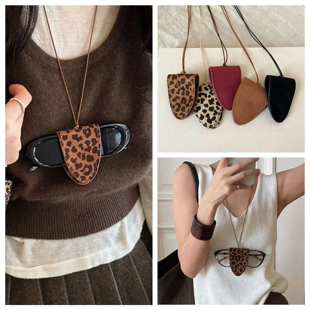 Anti-lost Pu Leather Magnetic Glasses Clip Pendant Neck Hanging Long Necklace Eyeglass Clip Sunglasses Storage
Anti-lost Pu Leather Magnetic Glasses Clip Pendant Neck Hanging Long Necklace Eyeglass Clip Sunglasses Storage