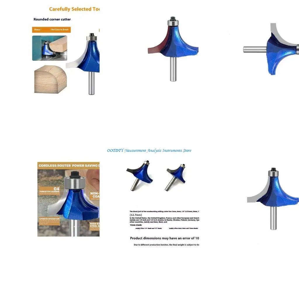 367D 8mm Shank Corner Round Bit Woodworking Flush Trim Router Bit Bearing
367D 8mm Shank Corner Round Bit Woodworking Flush Trim Router Bit Bearing