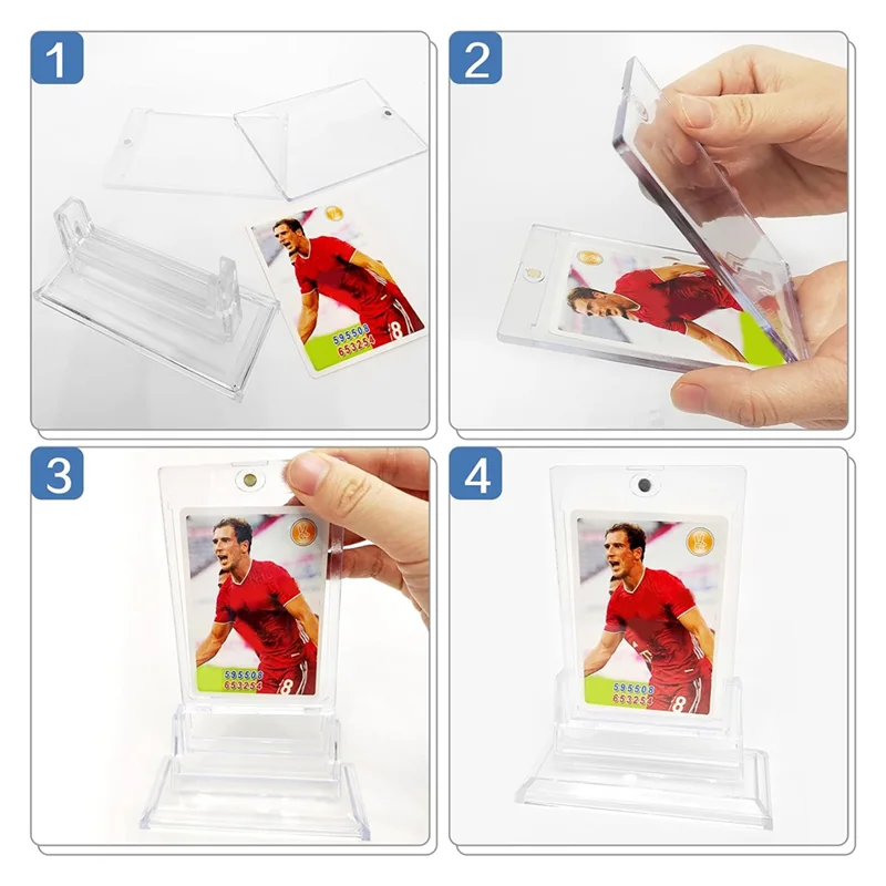 A30F-8PCS Magnetic Card Holders For Trading Cards, Card Protector Holders With Acrylic Stands Base For MTG,Sports Cards
A30F-8PCS Magnetic Card Holders For Trading Cards, Card Protector Holders With Acrylic Stands Base For MTG,Sports Cards