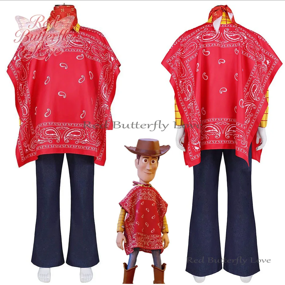 Men's Red Woody Poncho Costume Set Retro Western Cowboy Cloak Halloween Cosplay Outfit for Party Hippie Outfit
Men's Red Woody Poncho Costume Set Retro Western Cowboy Cloak Halloween Cosplay Outfit for Party Hippie Outfit