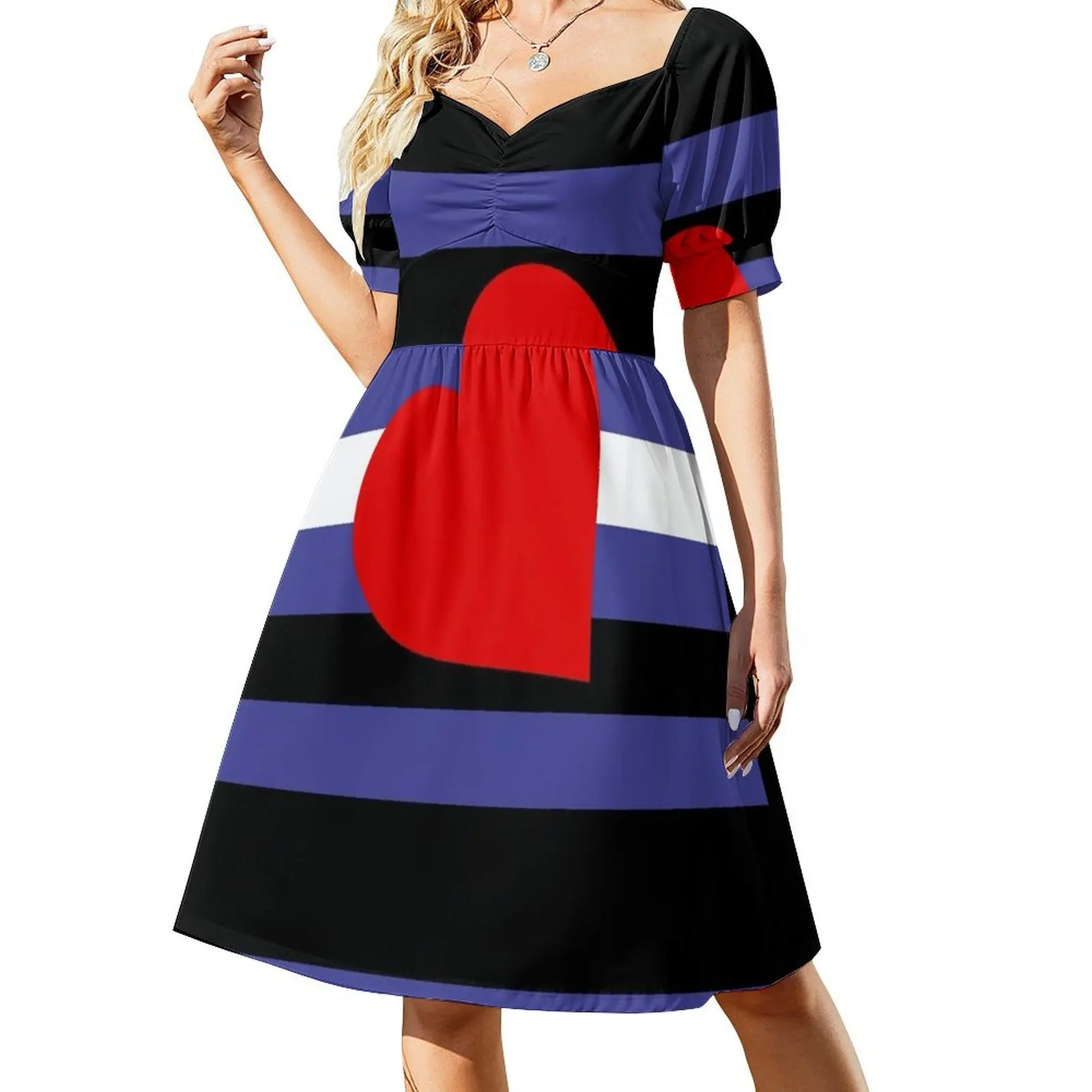Leather Pride Flag Short-Sleeved Dress Womens dresses dress women summer 2025 prom dresses
Leather Pride Flag Short-Sleeved Dress Womens dresses dress women summer 2025 prom dresses