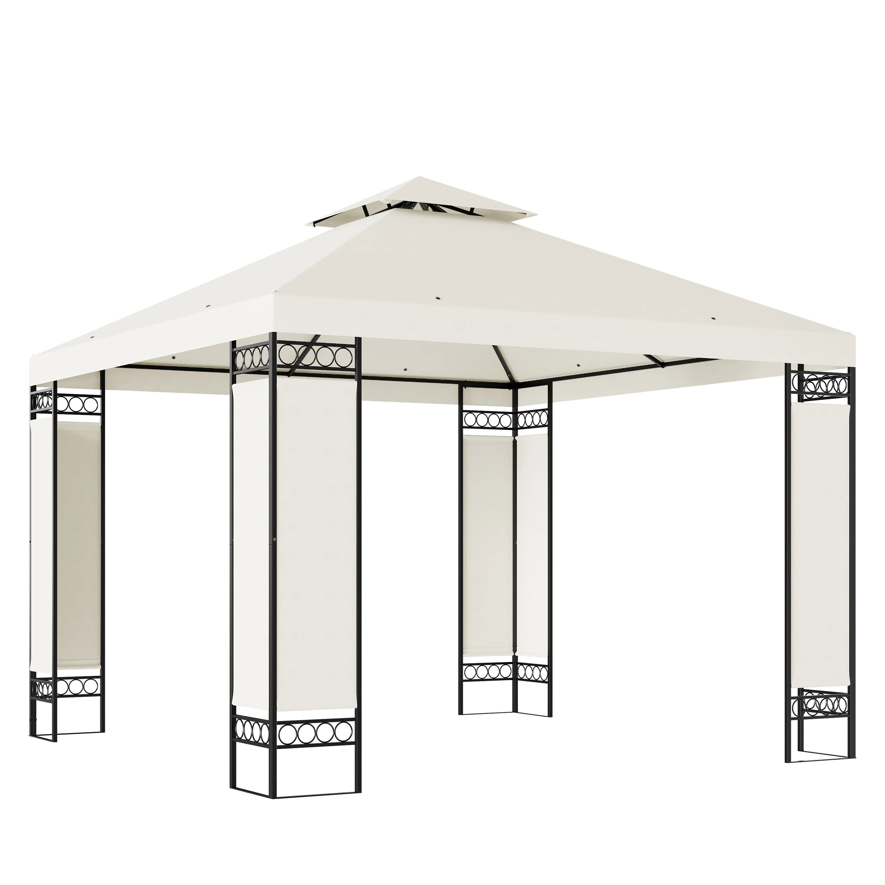 Outdoor Waterproof Pergola Gazebo Pavilion Galvanized Steel Party Tent
Outdoor Waterproof Pergola Gazebo Pavilion Galvanized Steel Party Tent