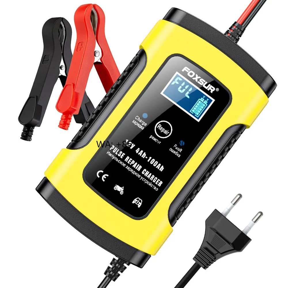 Cheap Price 12V 5A Pulse Repair Lead Acid Battery Charger Full-automatic Lawn Mower SUV Car Motorcycle Battery Charger
Cheap Price 12V 5A Pulse Repair Lead Acid Battery Charger Full-automatic Lawn Mower SUV Car Motorcycle Battery Charger